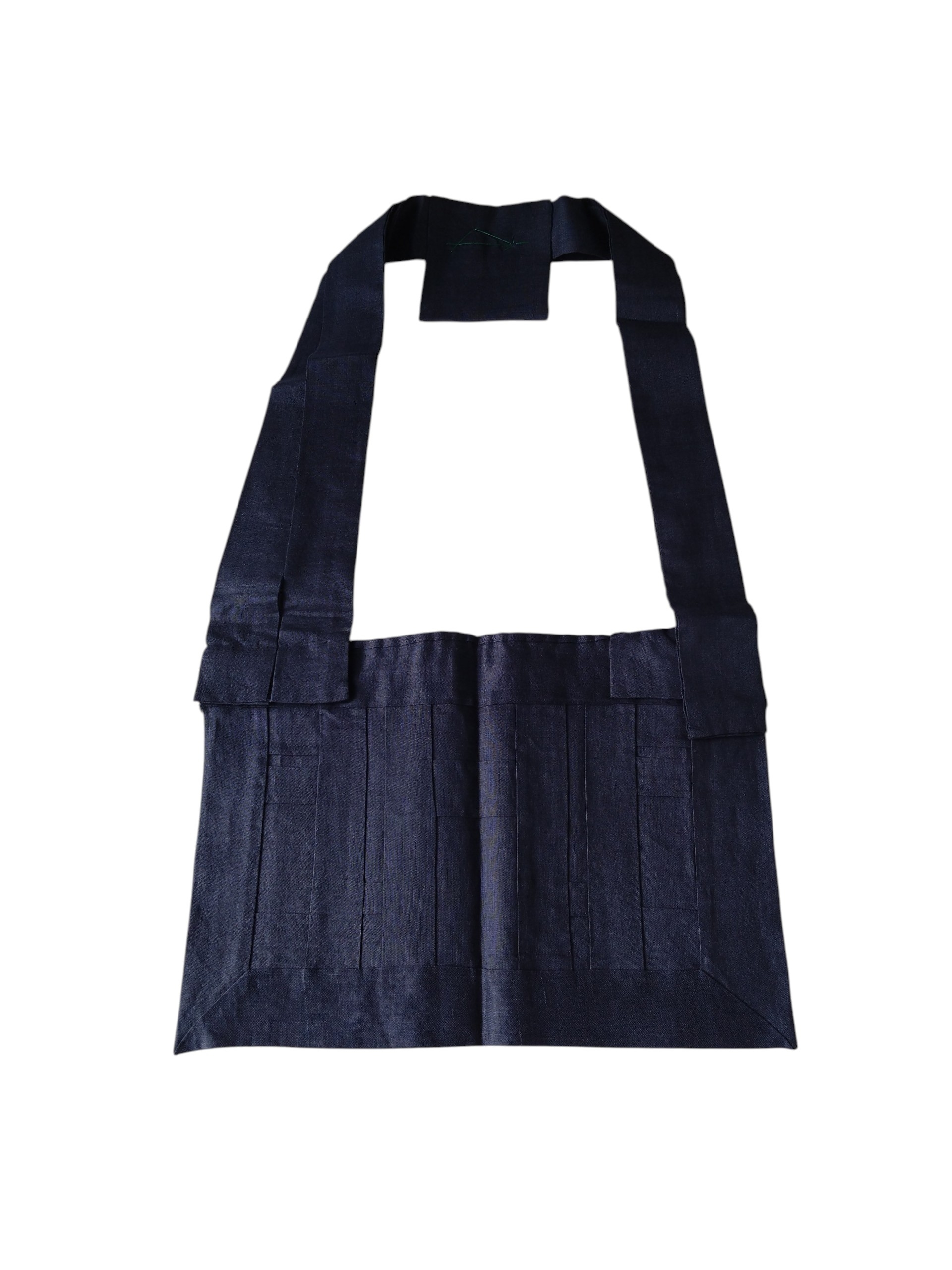 紺色麻九寸絡子（訳あり品）